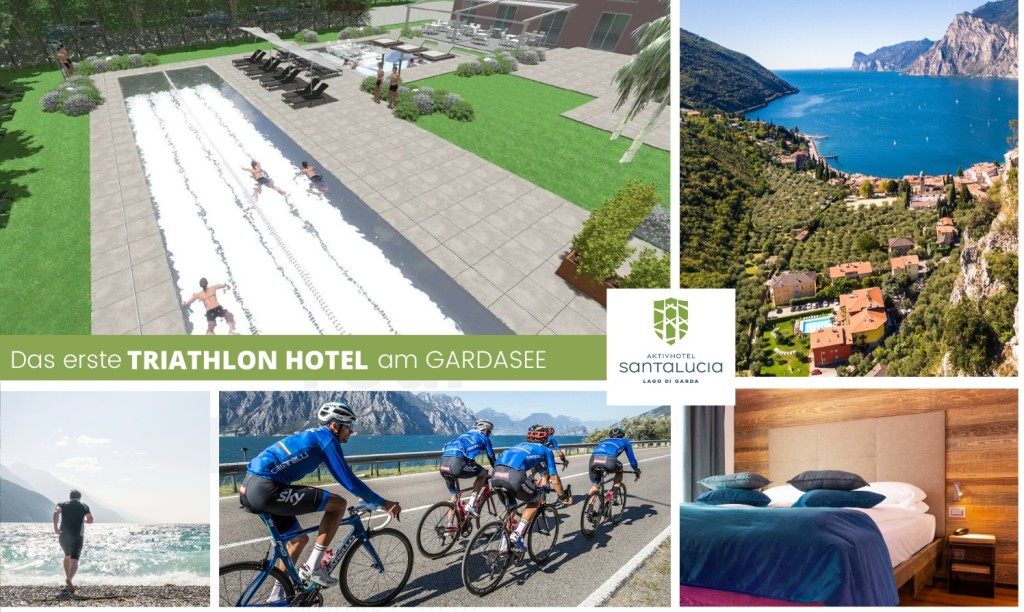 Tolles Triathlonhotel am Gardasee. (Foto: Aktivhotel Santa Lucia)